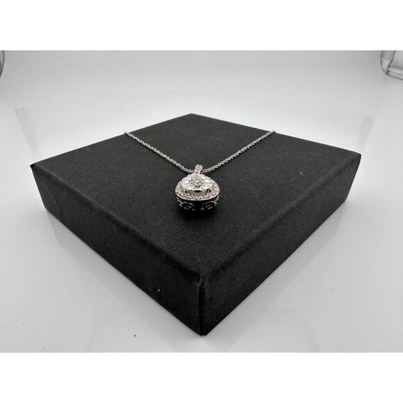 Pear Cut Natural Diamond Pendant Necklace - Picture 11 of 15
